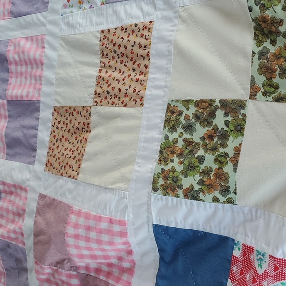 homemade Bedding Vintage Handmade Patchwork Quilt King Size Poshmark